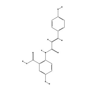 Structure of CAS 108605-70-5